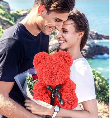 🥰BEAR OF FLOWERS PARA SAN VALENTIN💘